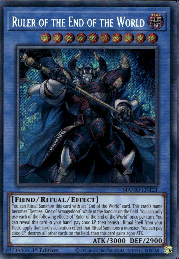 Ruler of the End of the World   MAMO-EN121 YuGiOh!